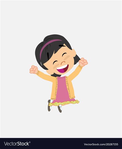 Woman Jumping For Joy Cartoon Img Gimcrackery