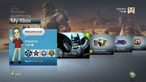 New Xbox 360 Dashboard Displaying Themes Monstervine
