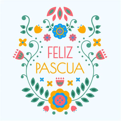 The english for felices pascuas is happy easter!. Feliz Pascua tipografía vectorial - Descargue Gráficos y ...