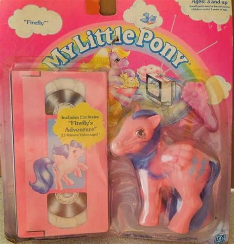 Vintage Mlp G1 My Little Pony Fireflys Adventure With Firefly And Vhs