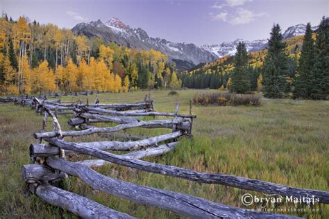 Split rail fence stock photos and images. Mt Sneffels Split Rail Fence, Colorado