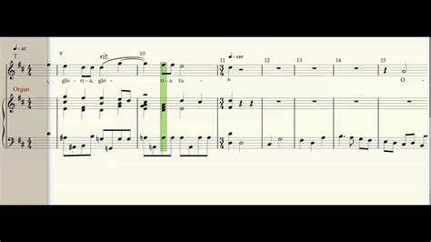 Mozart Requiem 9 Sanctus Tenor Part Youtube