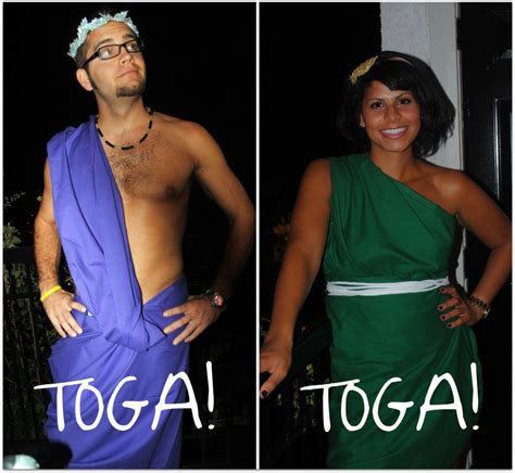 Lesson 19 How To Look Great At A Toga Party Toga Toga Party Looks