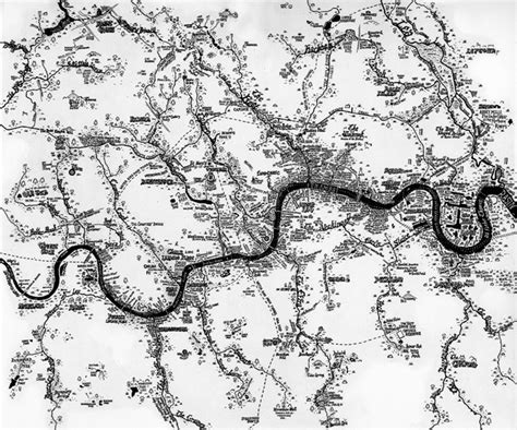 Rivers Of London Amazing Hand Drawn Map By Stephen Walter