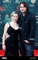 Actors Franziska Wulf and Ronald Zehrfeld pose at premiere of the film ...