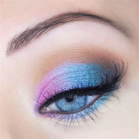 Gradient Eye Makeup Eyeshadow For Blue Eyes Colorful Eyeshadow