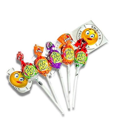 Pin Pop Lollipop Unit Bubblegum Filled Etsy