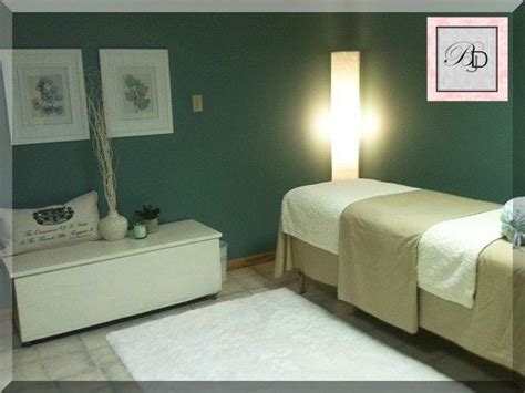 Teal Blue Massage Room