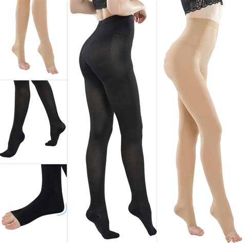 s xxl medical compression pantyhose tights support stockings nurse travel flight edema walmart