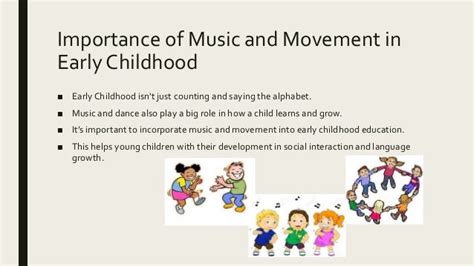 Importance Of Music And Movement In Education Of Young Children