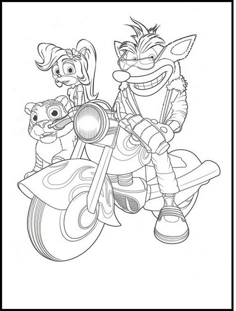 Dibujos De Crash Bandicoot Para Colorear Para Colorear Pintar E 2268