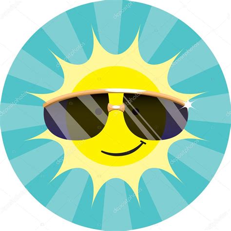 Cool Sun Wearing Sunglasses — Stock Photo © Angeliquedesign 6526523
