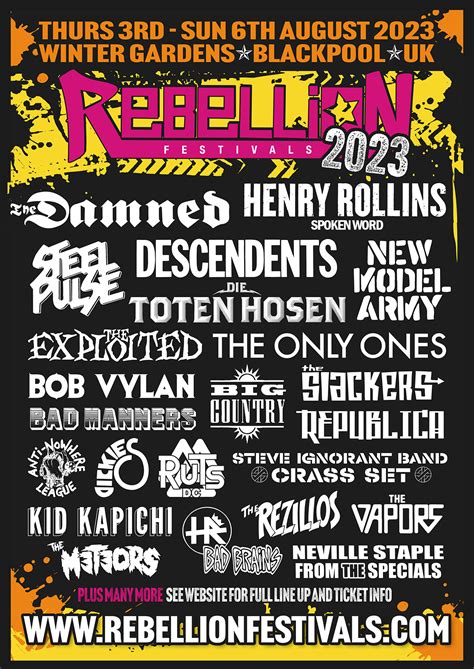 the rebellion festival 2023 is gearing up to welcome thousands of fans back to it s spiritual