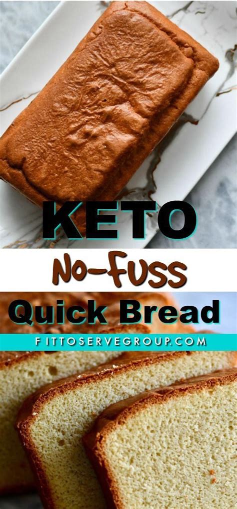 Keto No Fuss Quick Bread In 2020 Easy Keto Bread Recipe Best Keto