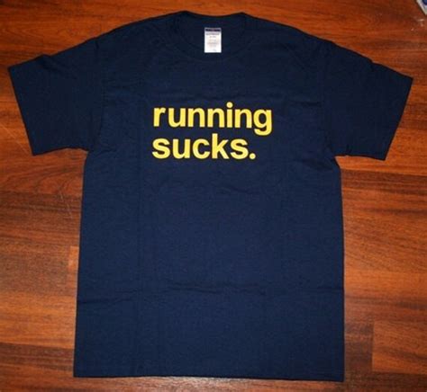 Running Sucks T Shirt Navy Shirt By Dvffitness On Etsy