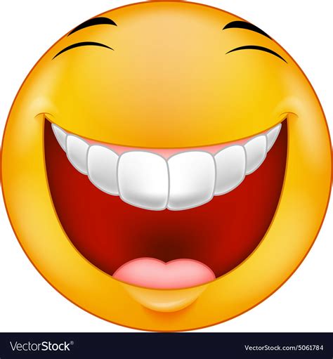 Laughing Emoticon Royalty Free Vector Image Vectorstock Images And
