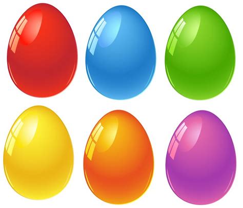 Colored Easter Eggs PNG Clipart Easter Eggs Coloring Easter Eggs
