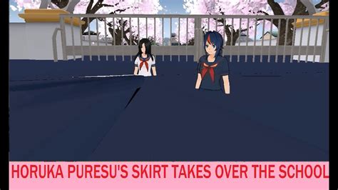Horuka Puresus Skirt Takes Over The School Yandere Simulator Youtube