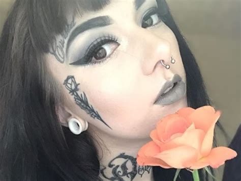 Woman Tattoos Her Face To Avoid Getting A ‘normal Job Photo The Advertiser