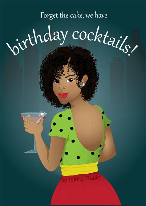 Available Now Afrocentric Birthday Cards For Women Card Is Titled Birthday Cockt Happy