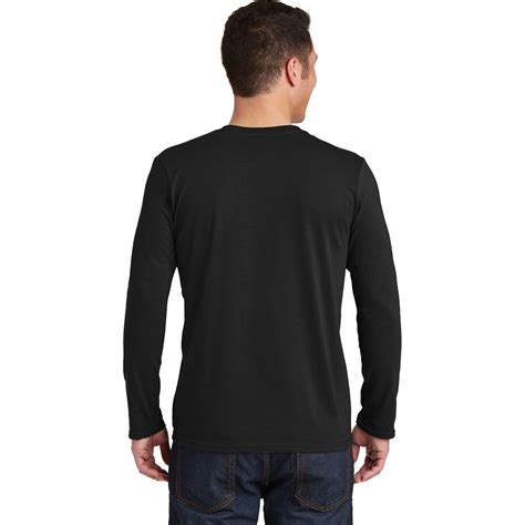 Gildan 64400 Softstyle Long Sleeve T Shirt Black