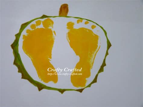 Crafty Blog Archive Crafts For Children Footprint Durian