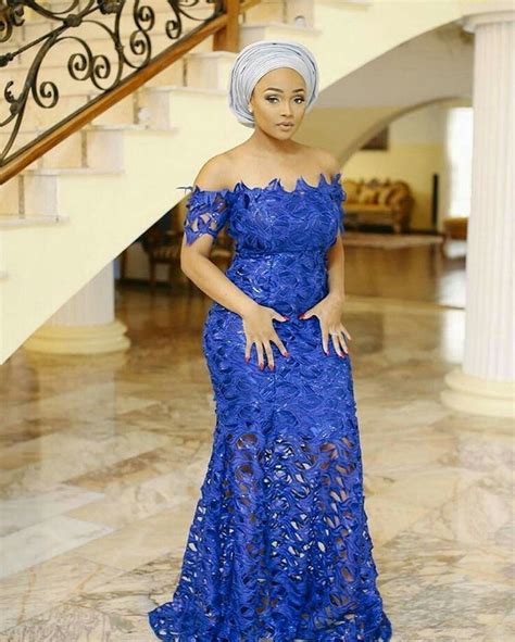 African Lace Styles Lace Gown Styles Nigerian Lace Dress Nigerian Lace Styles