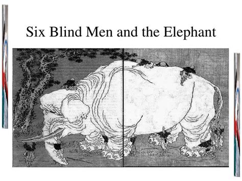 Ppt Six Blind Men And The Elephant Powerpoint Presentation Free