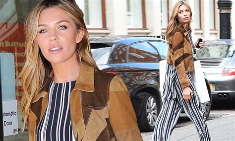 Abbey Clancy Flaunts Her Model Figure After Busy Day Launching New