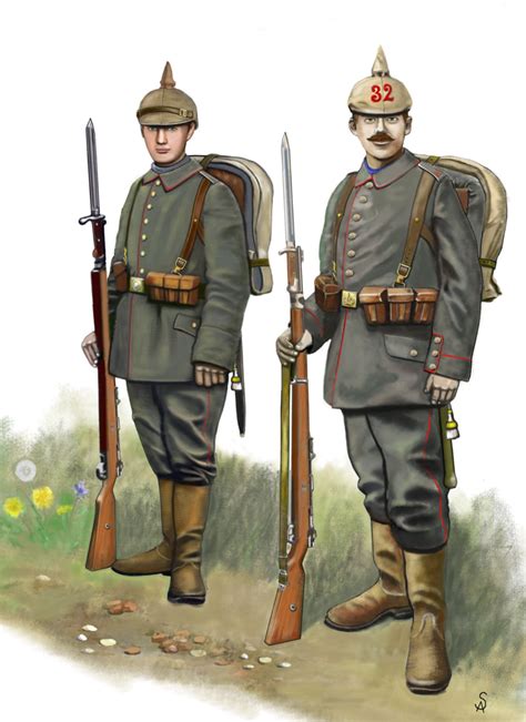 1914 Ww1 German Infantrymen By Andreasilva60 On Deviantart Ww1