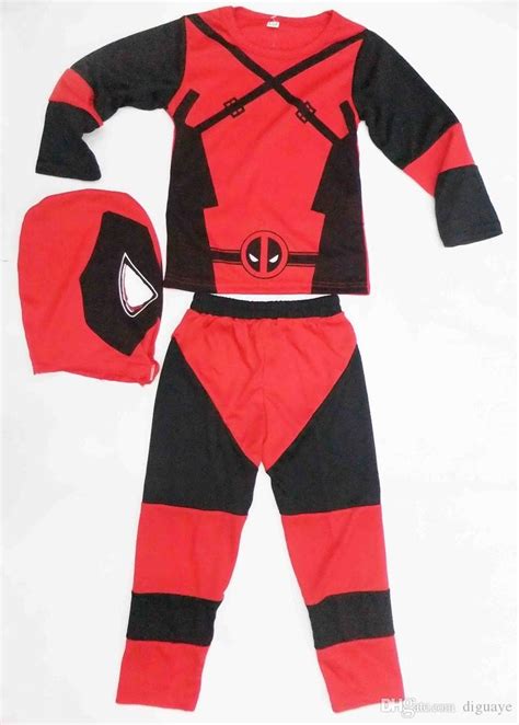 Discount Wholesale Children Deadpool Costume Halloween Costume For