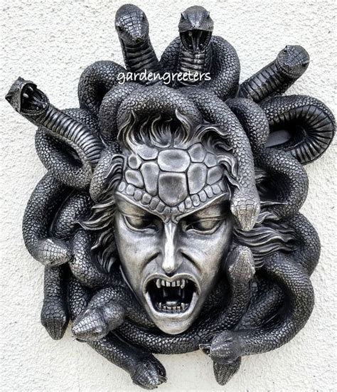 Gorgon Gaze Medusa Wall Plaque Statue Medusa Artwork Medusa Medusa Art