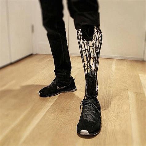 Industrial Engineer WilliamRoot Created This Artistic Design For A Titanium Prosthetic Leg