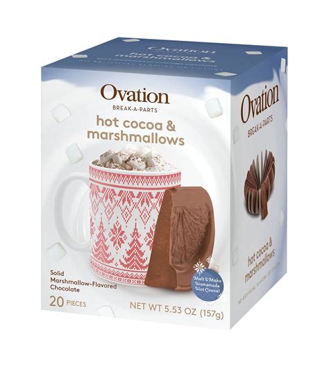 Ovation Break A Parts Milk Chocolate Hot Cocoa And Marshmallow 553 Oz