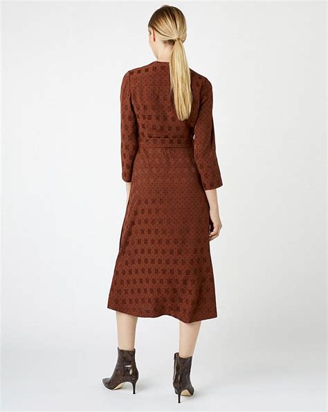 Hobbs Hazel Polka Dot Wrap Midi Dress J D Williams