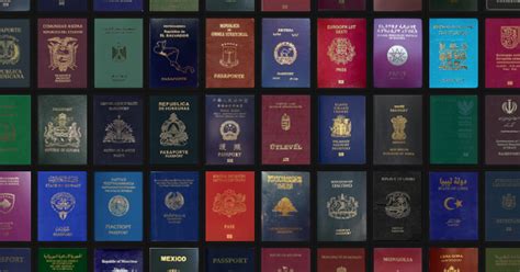 Heres The Reason Why There Are Only 4 Passport Colors In The World