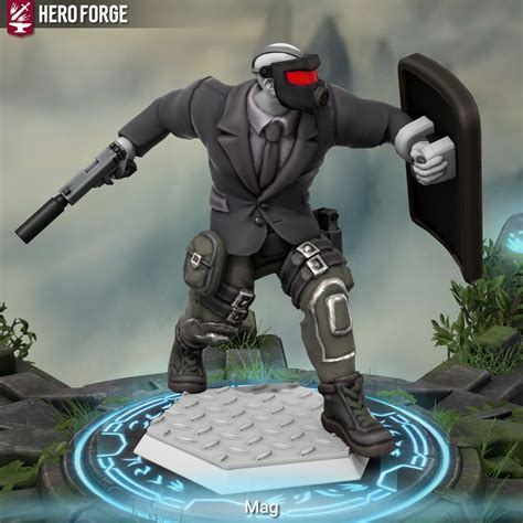 So I Made A Mag Agent In Hero Forge Is More Like A Combination Of A