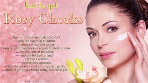 How To Get Rosy Cheeks By Home Remedies