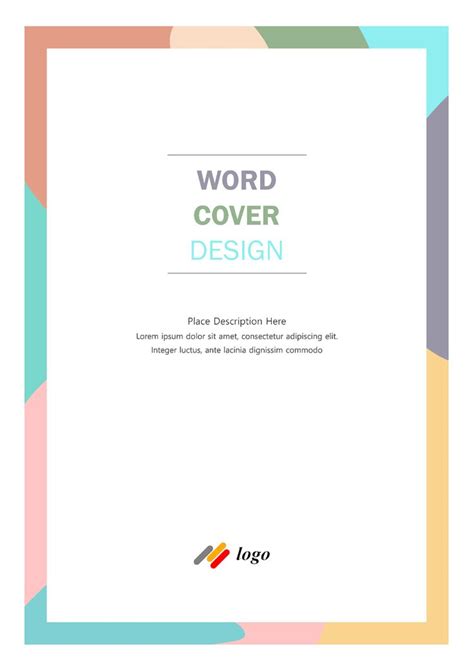 Microsoft Word Cover Templates 45 Free Download Word Free Diseño