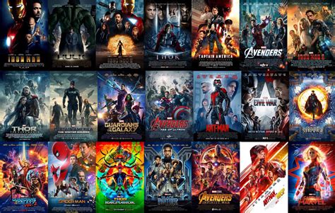 All 21 Mcu Theatrical Posters Marvelstudios