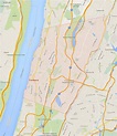 Yonkers New York Karte - Vereinigte Staaten