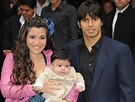 Sport Stars Gallery: Sergio Aguero With His Wife Giannina Maradona 2013