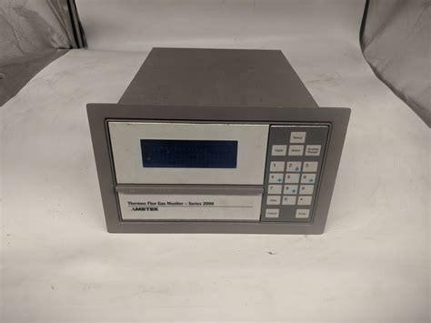 Ametek Series 2000 Thermox Flue Gas Monitor Transamerican Equipment