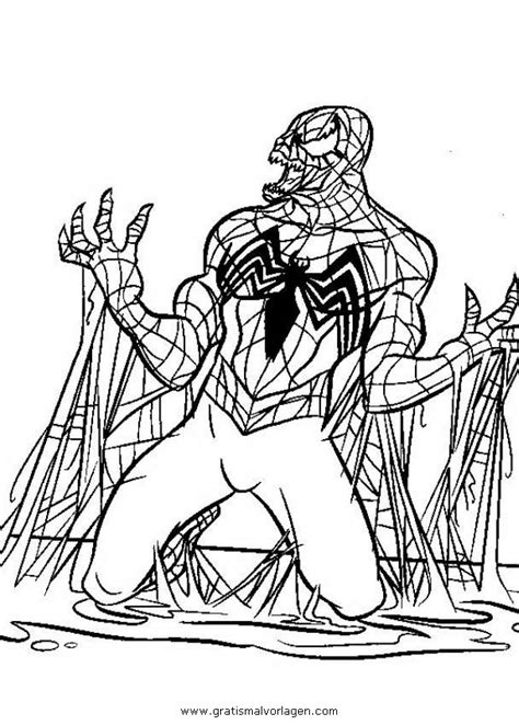 He is a liquid black alien symbiote. venom 00 gratis Malvorlage in Comic & Trickfilmfiguren ...
