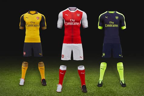 Puma Debuts Arsenals New Away And Third Kits Hypebeast