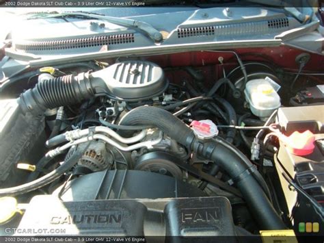 39 Liter Ohv 12 Valve V6 Engine For The 2002 Dodge Dakota