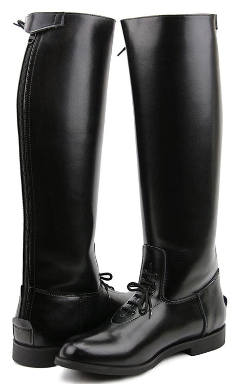 fammz mb2 men s man motorcycle police patrol leather tall knee high riding boots
