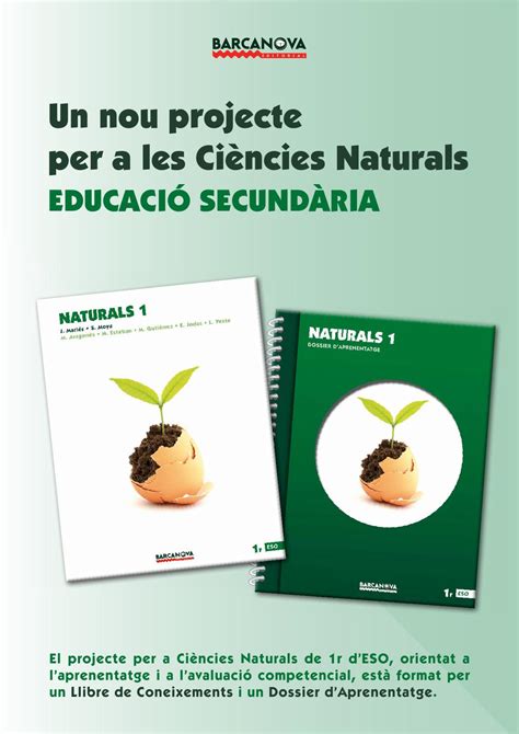 Dossier Ciències Naturals 1r Eso By Editorial Barcanova Issuu