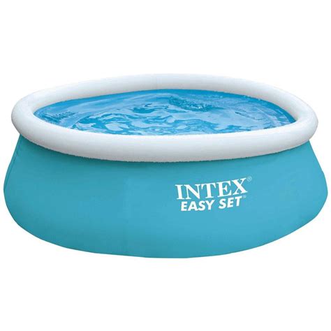 Intex 6ft X 20in Easy Set Swimming Pool 28101 6 Feet X 20 Inch