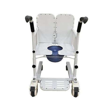 Multifunction Patient Transfer Commode Chair Motorized Stair Chair